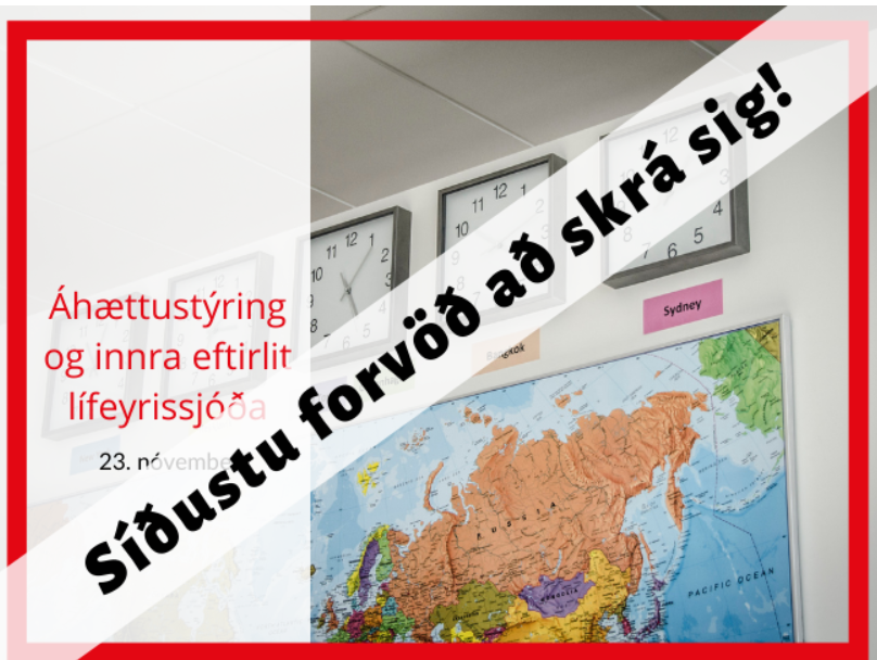 Áhættur í starfi lífeyrissjóða