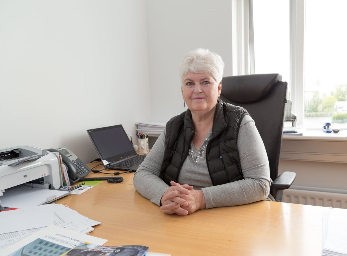 Í forystusveit lífeyrissjóðakerfisins  í 30 ár og eina konan þar um árabil