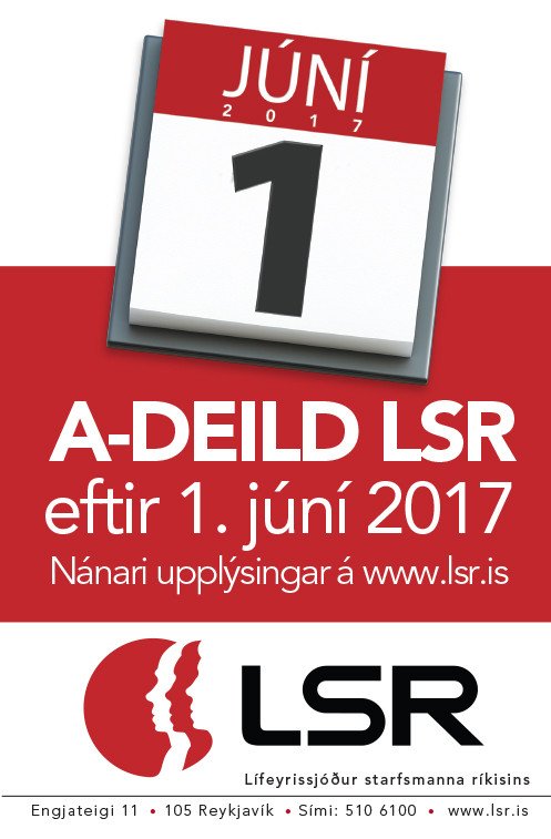 A-Deild LSR eftir 1. júní 2017