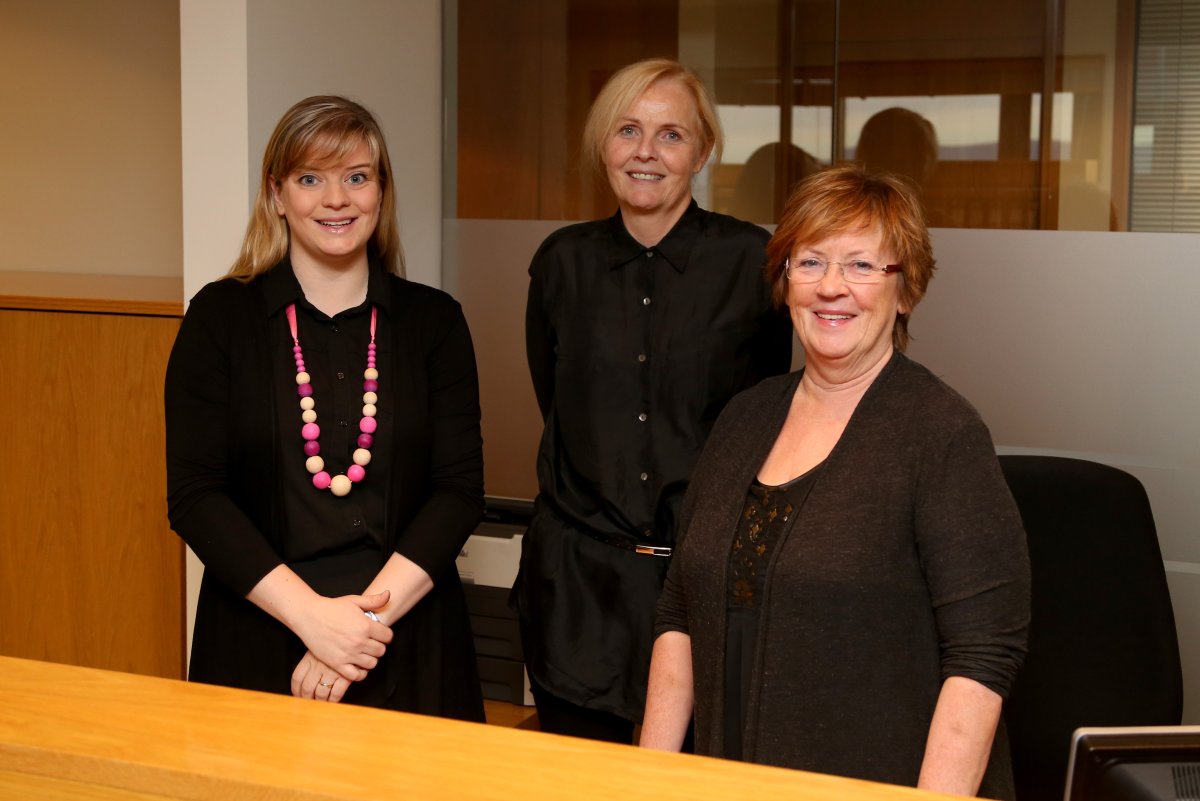 Starfsmenn Greiðslustofu lífeyrissjóða í október 2014: Matthildur Hermannsdóttir framkvæmdastjóri, J…