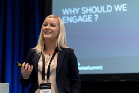 Snædís Ögn Flosadóttir, framkvæmdastjóri EFÍA og LSBÍ og nefndarmaður í fræðslunefnd Landssamtaka lífeyrissjóða