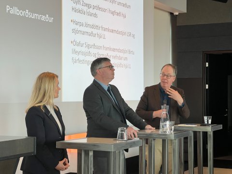 Harpa Jónsdóttir, Ólafur Sigurðsson og Gylfi Zoega